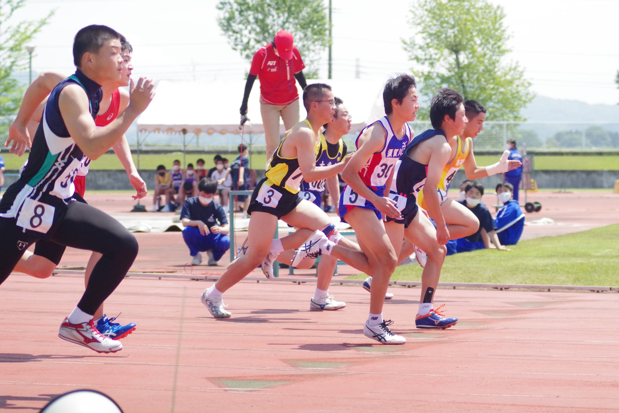 ベスト更新へ全力尽くす 中体連岩瀬支部陸上大会 阿武隈時報社